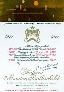 1971 Mouton Rothschild 0,75 L (€ 700 /l)