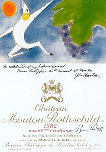 1982 Mouton Rothschild 0,75 L (€ 1.640 /l)