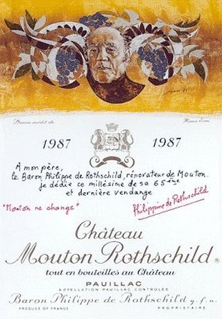 1987 Mouton Rothschild (€ 600 /l)