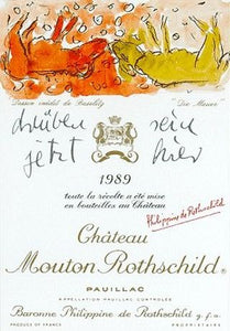 1989 Chateau Mouton Rothschild (€ 700 /l)