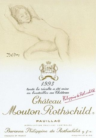 1993 Chateau Mouton Rothschild (€ 640 /l)
