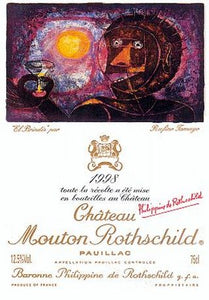 1998 Mouton Rothschild (€ 780 /l)
