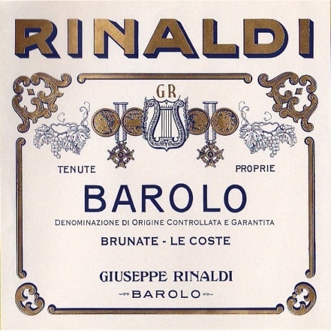 2001 Barolo DOCG Brunate - G. Rinaldi (€ 720 /l)