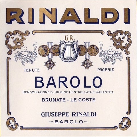 2004 Barolo DOCG Brunate - G. Rinaldi (€ 720 /l)