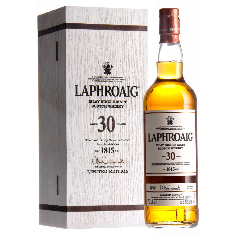 Laphroaig 30 Jahre - 0,7 L (€ 1.950 /l)