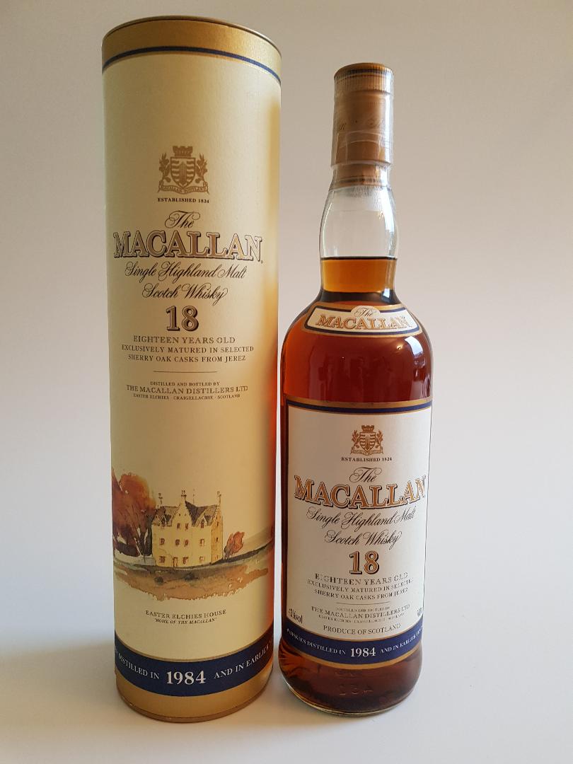 Macallan 18 Jahre - 1984 - Sherry Oak 0,7 Liter (€ 3.100 /l)