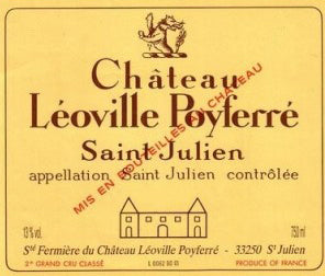 1990 Chateau Leoville Poyferre (€ 460 /l)
