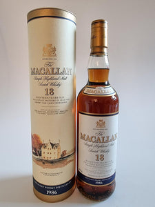 Macallan 18 Jahre - 1986 - Sherry Oak 0,7 Liter (€ 3.100 /l)