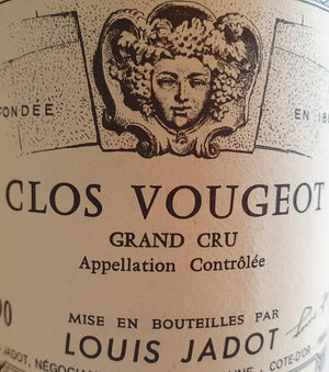 1990 Clos Vougeot Grand Cru - L. Jadot 0,75 L (€ 260 /l)